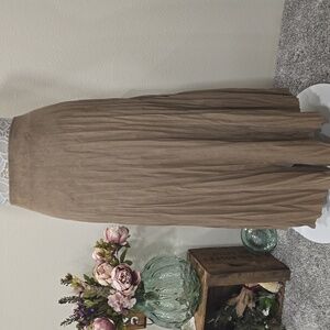 Tribal Women's Fauxe Suede Skirt Sz 8